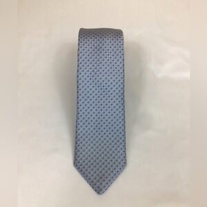 BOSS Hugo Boss New Luxury Blue 100% Silk Geometric Neck Tie